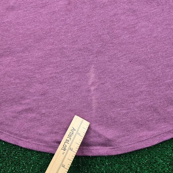 Nike Womens Tank Top XS Purple Dri Fit Yoga Twisted Keyhole Gym Athletic Running - Picture 3 of 9